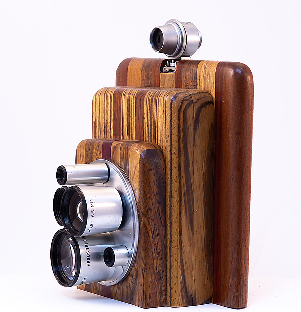 Tri-Lens by John Shuptrine (Wood Sculpture) | Artful Home Tri-Lens by John Shuptrine (Wood Sculpture) | Artful Home
