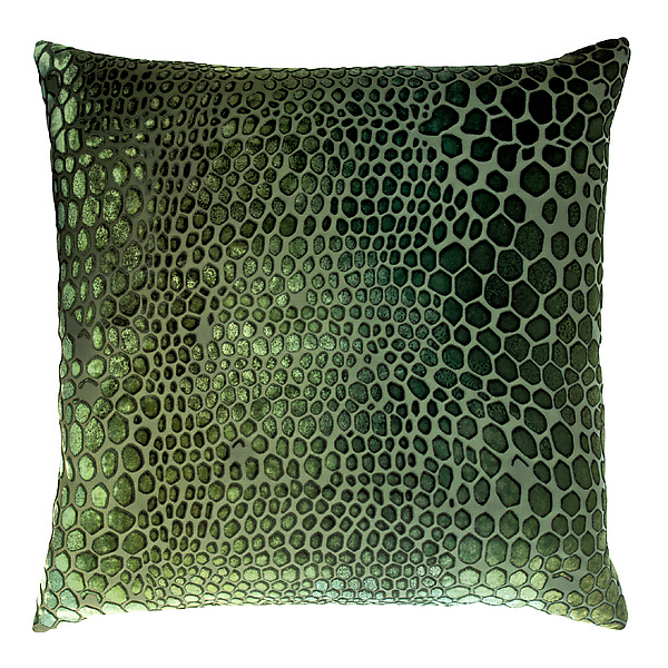 Snakeskin Velvet Pillow by Kevin O Snakeskin Velvet Pillow by Kevin O