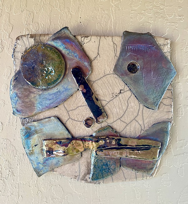 Raku Face Ceramic Wall Art by Theresa Vandenberg Donche (Ceramic Wall Sculpture) | Artful Home Raku Face Ceramic Wall Art by Theresa Vandenberg Donche (Ceramic Wall Sculpture) | Artful Home