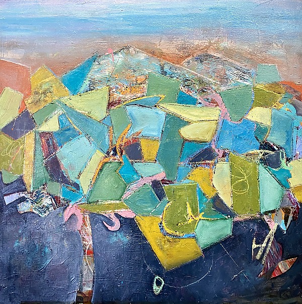Dawn by Theresa Vandenberg Donche (Mixed-Media Painting) | Artful Home Dawn by Theresa Vandenberg Donche (Mixed-Media Painting) | Artful Home