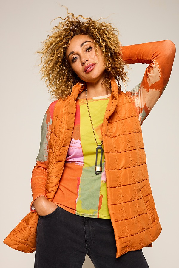 Quilted Presley Vest by Lisa Bayne (Woven Vest) | Artful Home Quilted Presley Vest by Lisa Bayne (Woven Vest) | Artful Home