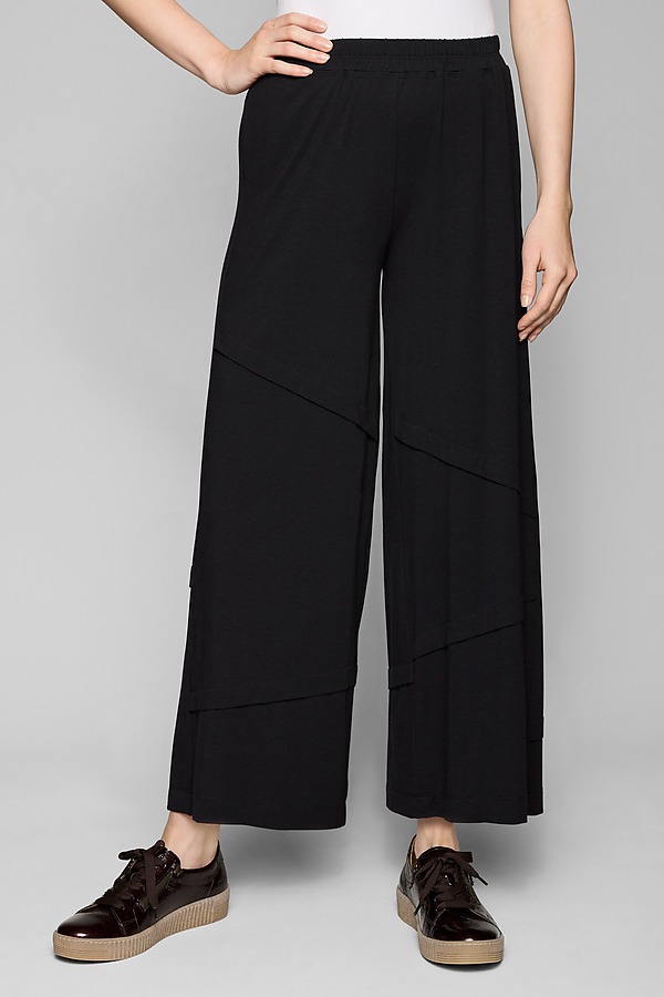Bamboo Jersey Wide Leg Pant by Lisa Bayne (Knit Pant) | Artful Home Bamboo Jersey Wide Leg Pant by Lisa Bayne (Knit Pant) | Artful Home