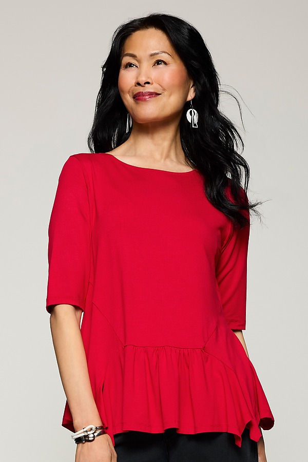 Flounce Tee by Alembika (Knit Top) | Artful Home Flounce Tee by Alembika (Knit Top) | Artful Home