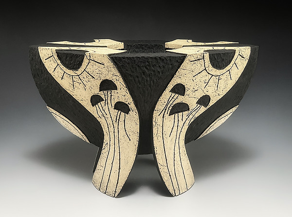 Black Emergence V by Eric Pilhofer (Ceramic Sculpture) | Artful Home Black Emergence V by Eric Pilhofer (Ceramic Sculpture) | Artful Home