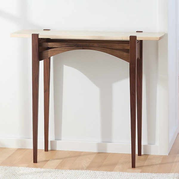 Spalted Maple Bridge Console by Tony Casper (Wood Console Table) | Artful Home Spalted Maple Bridge Console by Tony Casper (Wood Console Table) | Artful Home