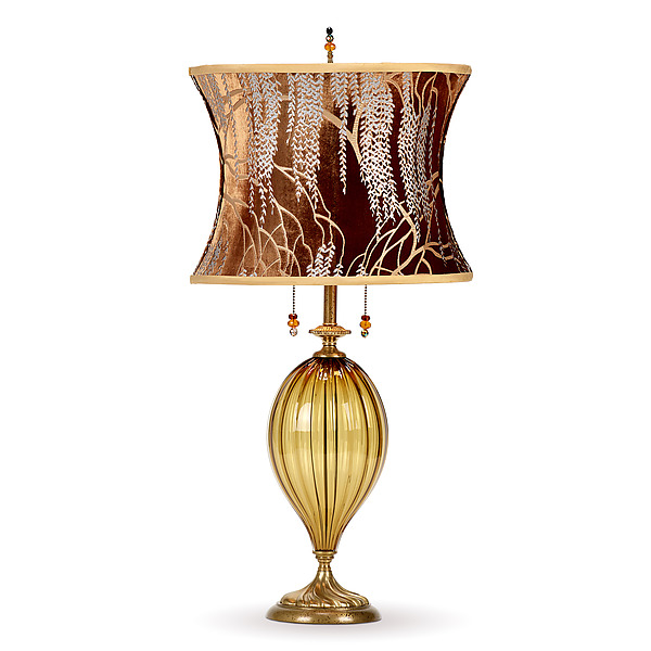 Hanna by Susan Kinzig and Caryn Kinzig (Mixed-Media Table Lamp) | Artful Home Hanna by Susan Kinzig and Caryn Kinzig (Mixed-Media Table Lamp) | Artful Home