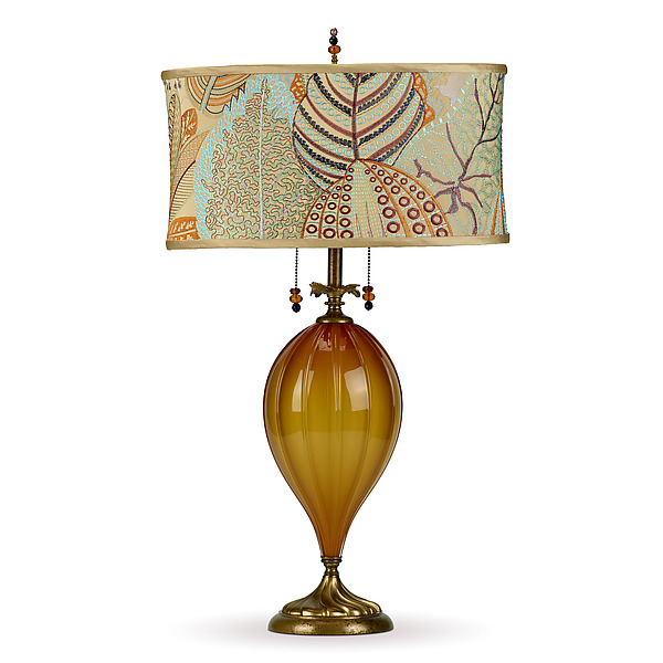 Marcia in Copper by Susan Kinzig and Caryn Kinzig (Mixed-Media Table Lamp) | Artful Home Marcia in Copper by Susan Kinzig and Caryn Kinzig (Mixed-Media Table Lamp) | Artful Home