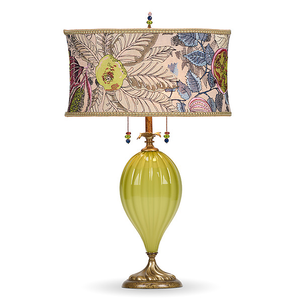 Olivia II by Susan Kinzig and Caryn Kinzig (Mixed-Media Table Lamp) | Artful Home Olivia II by Susan Kinzig and Caryn Kinzig (Mixed-Media Table Lamp) | Artful Home