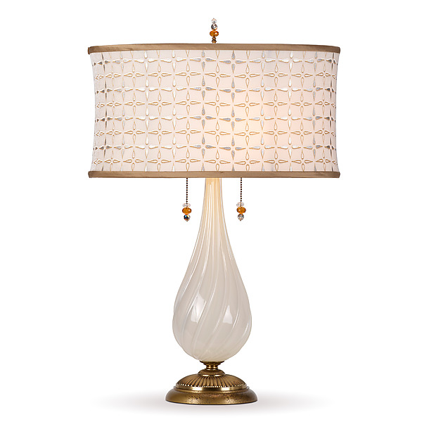 Jacqueline by Susan Kinzig and Caryn Kinzig (Mixed-Media Table Lamp) | Artful Home Jacqueline by Susan Kinzig and Caryn Kinzig (Mixed-Media Table Lamp) | Artful Home