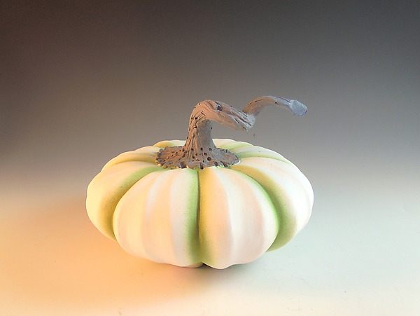 Large White Pumpkin by Nancy Y. Adams (Ceramic Pumpkin) | Artful Home Large White Pumpkin by Nancy Y. Adams (Ceramic Pumpkin) | Artful Home