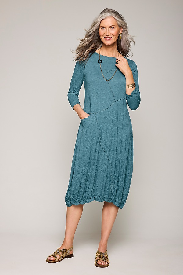 Leia Crinkle Knit Dress by Chalet et Ceci (Knit Dress) | Artful Home Leia Crinkle Knit Dress by Chalet et Ceci (Knit Dress) | Artful Home