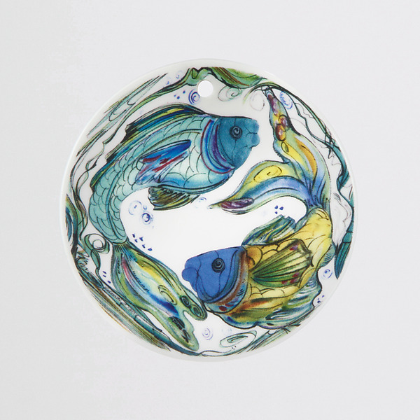 Tidal Harmony by Nancy Salamon (Ceramic Ornament) | Artful Home Tidal Harmony by Nancy Salamon (Ceramic Ornament) | Artful Home