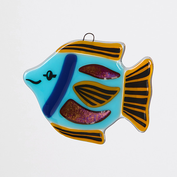 Freddy Fish by Danielle Styles (Art Glass Ornament) | Artful Home Freddy Fish by Danielle Styles (Art Glass Ornament) | Artful Home
