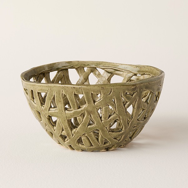 Woven Cavebasket by Katie Bramlage (Ceramic Bowl) | Artful Home Woven Cavebasket by Katie Bramlage (Ceramic Bowl) | Artful Home