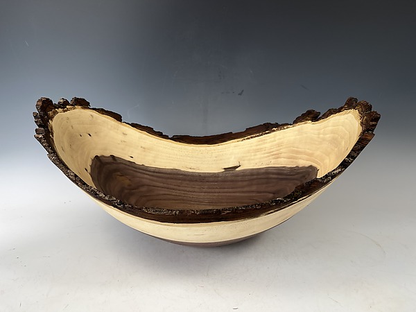 Black Walnut Natural Edge Bowl II by Steve Noggle (Wood Bowl) | Artful Home Black Walnut Natural Edge Bowl II by Steve Noggle (Wood Bowl) | Artful Home