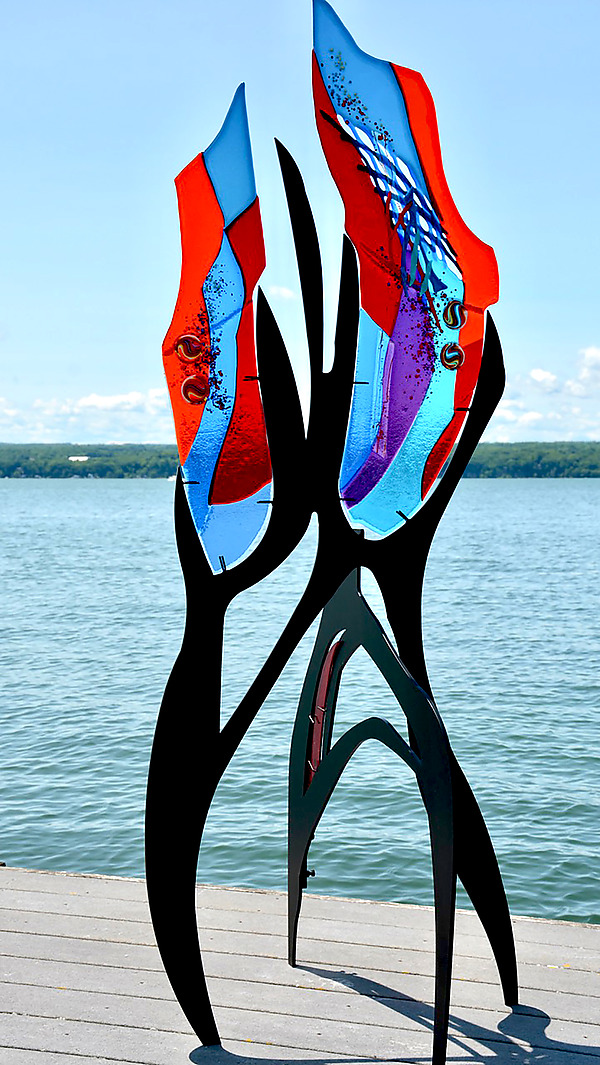 Sea Grasses by Sabra Richards (Art Glass Sculpture) | Artful Home Sea Grasses by Sabra Richards (Art Glass Sculpture) | Artful Home