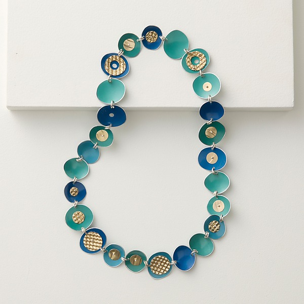 Bulan Biru Necklace by Carol and Jean-Pierre Hsu (Aluminum Necklace) | Artful Home Bulan Biru Necklace by Carol and Jean-Pierre Hsu (Aluminum Necklace) | Artful Home