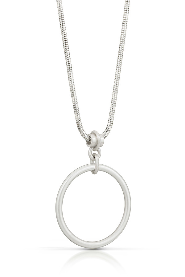 Large Charm Pendant by Ilene Schwartz (Silver Necklace) | Artful Home Large Charm Pendant by Ilene Schwartz (Silver Necklace) | Artful Home