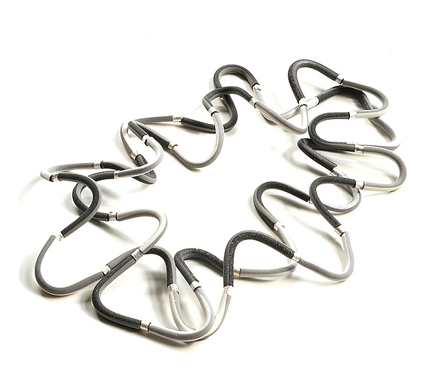 Squiggle Necklace by David Forlano and Steve Ford (Polymer Clay Necklace) | Artful Home Squiggle Necklace by David Forlano and Steve Ford (Polymer Clay Necklace) | Artful Home
