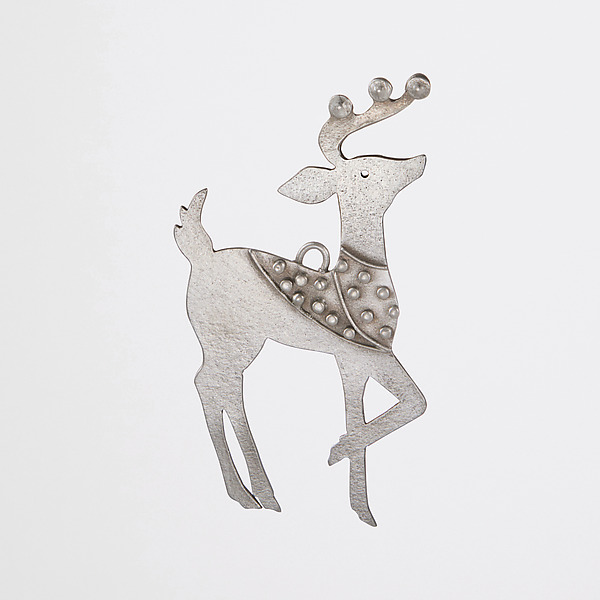 Pewter Reindeer by Paulette Werger (Metal Ornament) | Artful Home Pewter Reindeer by Paulette Werger (Metal Ornament) | Artful Home