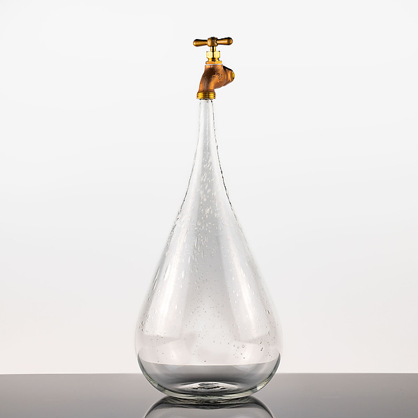 Regular Water Drop by Dante Germain (Art Glass Sculpture) | Artful Home Regular Water Drop by Dante Germain (Art Glass Sculpture) | Artful Home