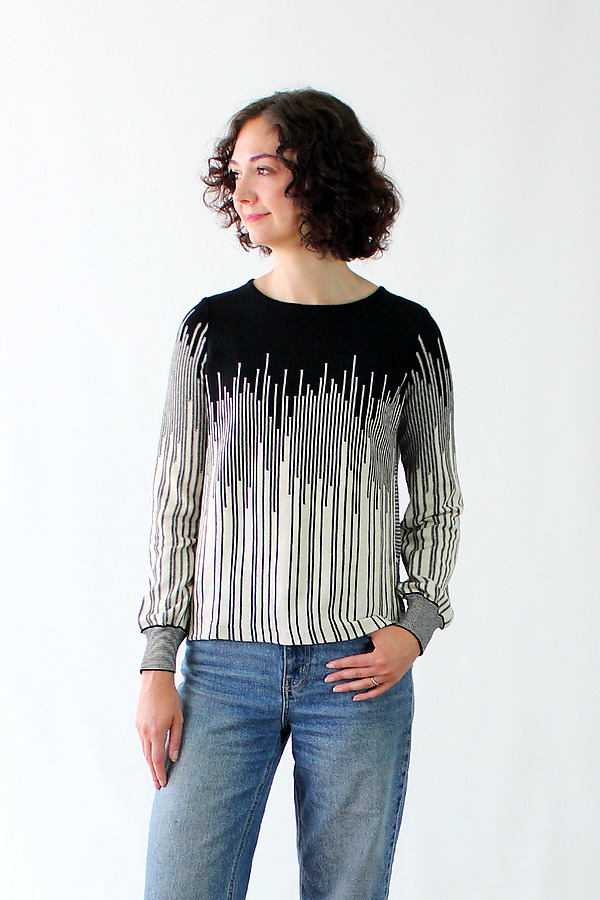 Decibel Sweater by Beyond Threads (Knit Sweater) | Artful Home Decibel Sweater by Beyond Threads (Knit Sweater) | Artful Home