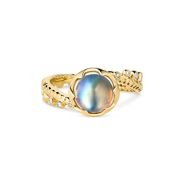 Kaleidoscope Aurora Ring by Svetlana Lazar (Gold & Stone Ring) | Artful Home Kaleidoscope Aurora Ring by Svetlana Lazar (Gold & Stone Ring) | Artful Home