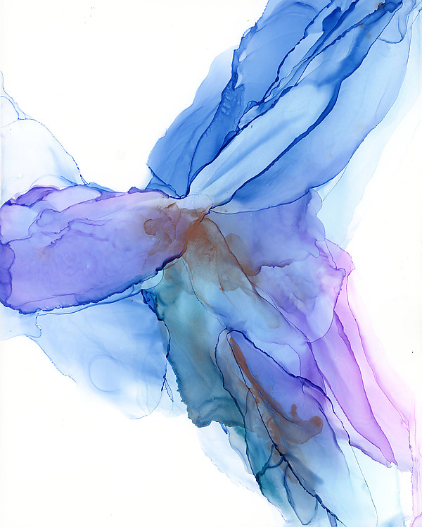 Graceful Movement by Megan Spindler (Alcohol Ink Painting) | Artful Home Graceful Movement by Megan Spindler (Alcohol Ink Painting) | Artful Home