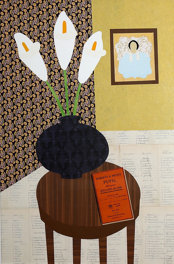 Spelling Practice by Emily Krill (Mixed-Media Collage & Giclee Print) | Artful Home Spelling Practice by Emily Krill (Mixed-Media Collage & Giclee Print) | Artful Home