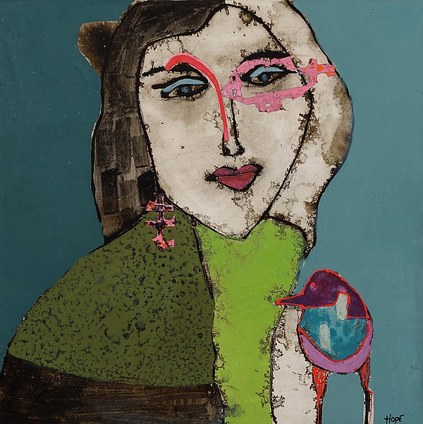 Bird Lover by Kathleen Hope (Giclee Print) | Artful Home Bird Lover by Kathleen Hope (Giclee Print) | Artful Home