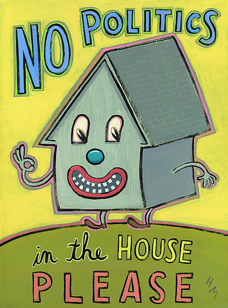 No Politics in the House, Please by Hal Mayforth (Giclee Print) | Artful Home No Politics in the House, Please by Hal Mayforth (Giclee Print) | Artful Home