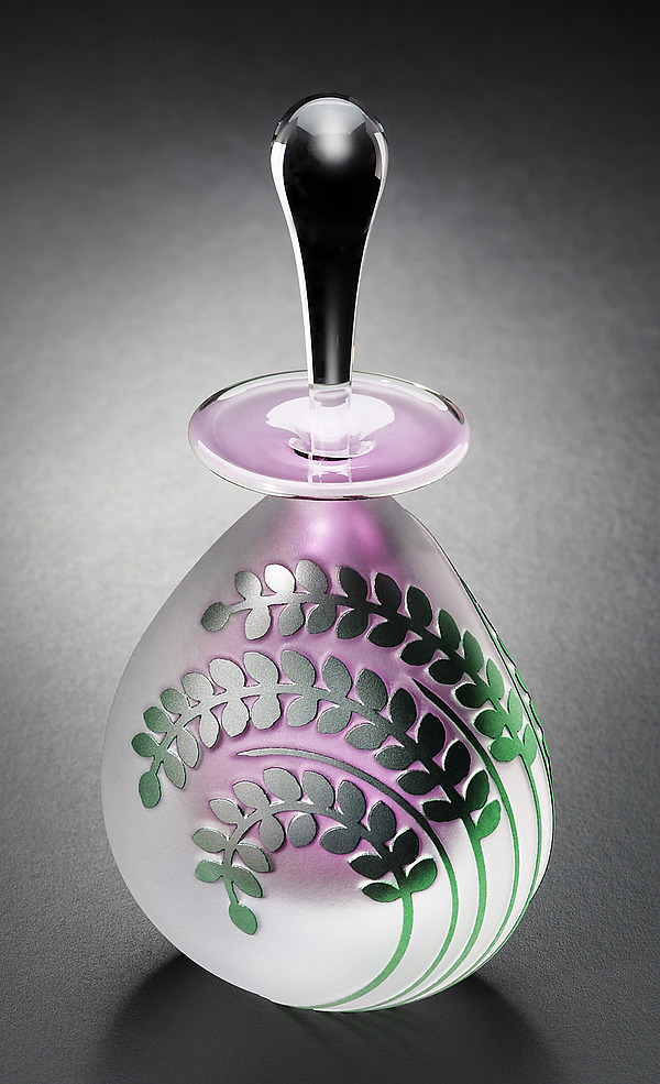 Fern Perfume Bottle by Mary Angus (Art Glass Perfume Bottle) | Artful Home Fern Perfume Bottle by Mary Angus (Art Glass Perfume Bottle) | Artful Home