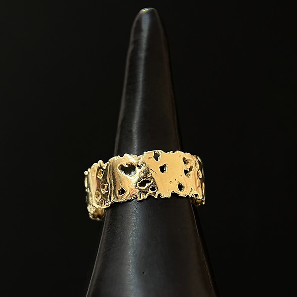 Branch Shadow Band by Michele Scholnick (Gold Ring) | Artful Home Branch Shadow Band by Michele Scholnick (Gold Ring) | Artful Home