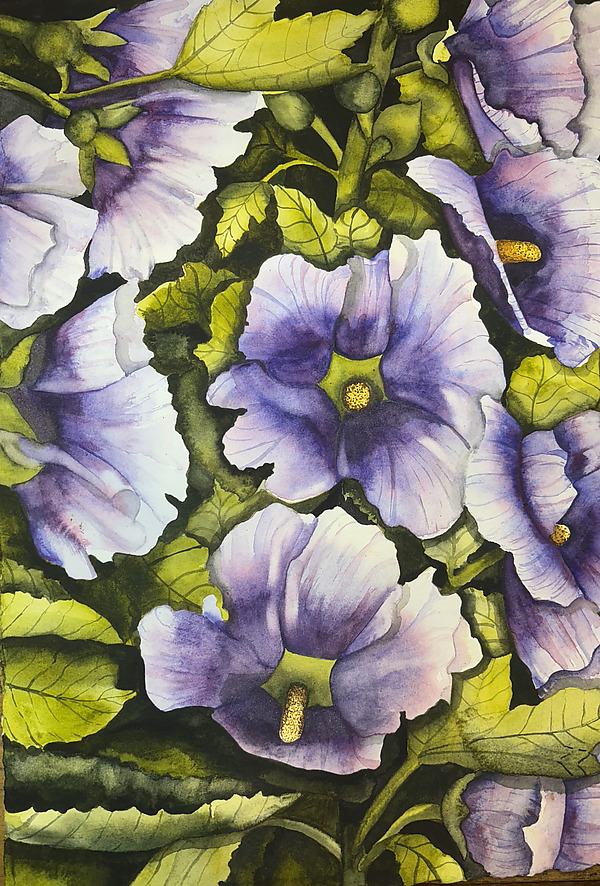 Hop Scotch by Mary Lyn Gough (Watercolor Painting) | Artful Home Hop Scotch by Mary Lyn Gough (Watercolor Painting) | Artful Home