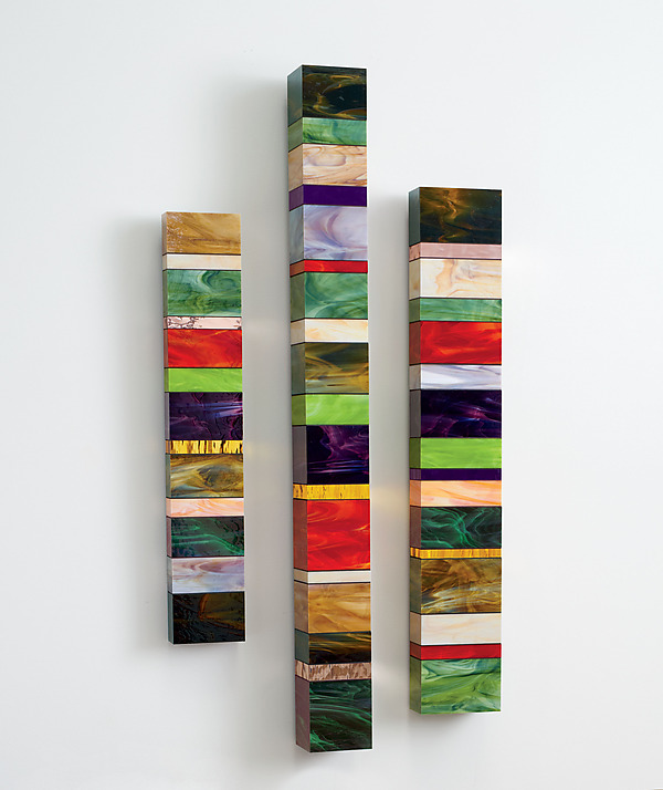 Earth Totems by Gerald Davidson (Art Glass Wall Sculpture) | Artful Home Earth Totems by Gerald Davidson (Art Glass Wall Sculpture) | Artful Home