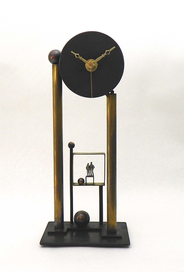 For All Time by Mary Ann Owen and Malcolm Owen (Metal Clock) | Artful Home For All Time by Mary Ann Owen and Malcolm Owen (Metal Clock) | Artful Home