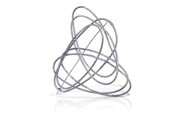 Trinity ByHand Pin by Lisa LeMair (Silver Brooch) | Artful Home Trinity ByHand Pin by Lisa LeMair (Silver Brooch) | Artful Home