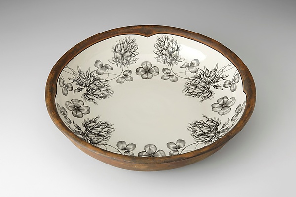 Pasta Bowl: Clover by Laura Zindel (Ceramic Bowl) | Artful Home Pasta Bowl: Clover by Laura Zindel (Ceramic Bowl) | Artful Home