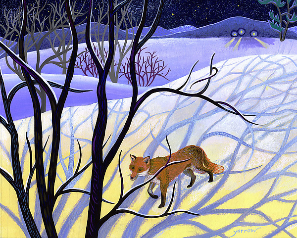 Miles to Go: Winter by Wynn Yarrow (Giclee Print) | Artful Home Miles to Go: Winter by Wynn Yarrow (Giclee Print) | Artful Home