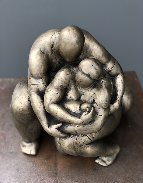 Circle of Love by Nnamdi Okonkwo (Bronze Sculpture) | Artful Home