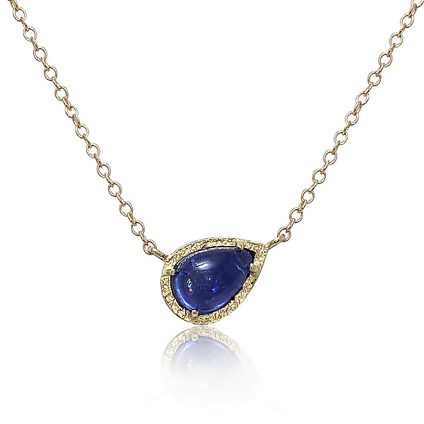 Majorelle Necklace by Keiko Mita (Gold & Stone Necklace) | Artful Home