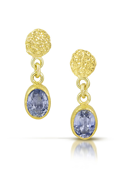 Mobius Strip Earrings by Petra Class (Gold Earrings