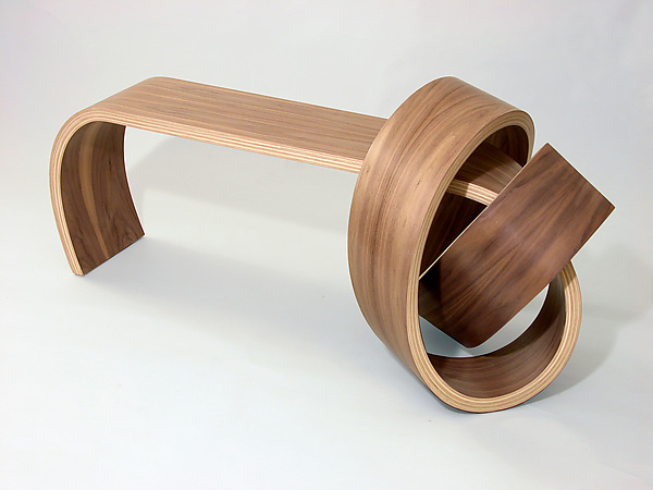Why Knot Bench by Kino Guerin (Wood Bench) | Artful Home