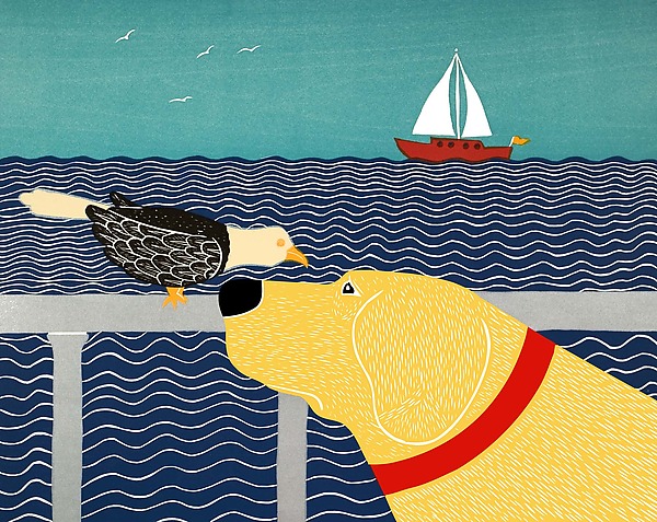 I See A Bird by Stephen Huneck (Giclee Print) | Artful Home
