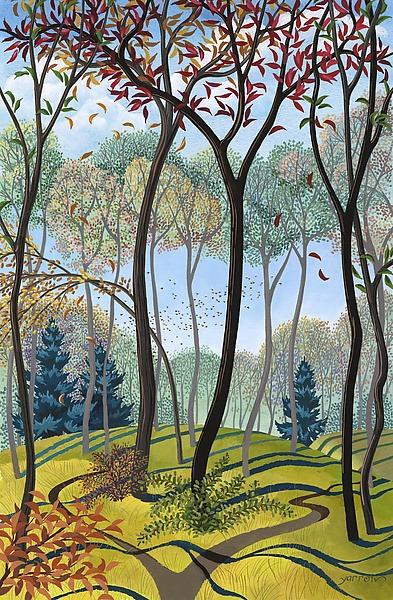 The Dog Park II by Jane Troup (Giclee Print) | Artful Home