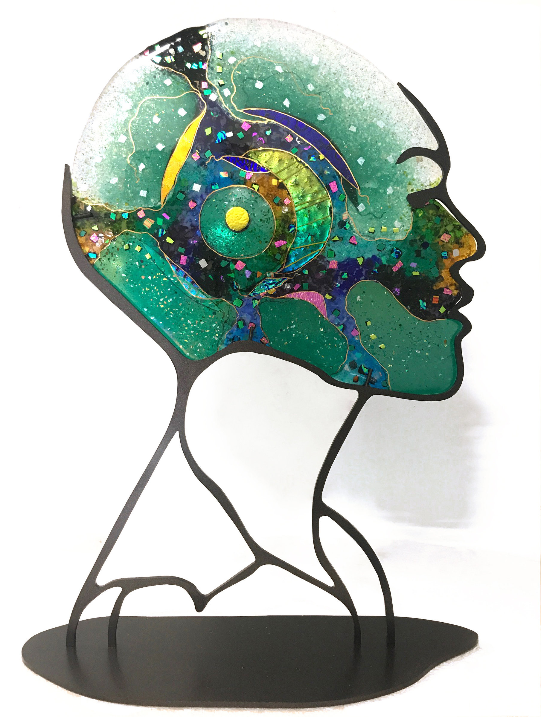 Bo concept｜gallery glass art ガラスアート 3枚 Bo concept ボーコンセプト Glass Art ガラスアート パネル