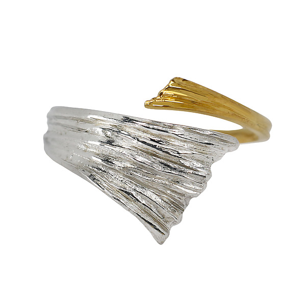 Mystery of Multidimensional Space Ring by Aleksandra Vali (Gold Ring) | Artful Home