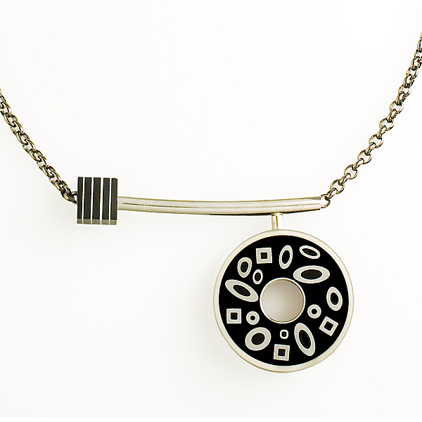 Confetti Necklace by Victoria Varga (Silver Necklace) Artful Home