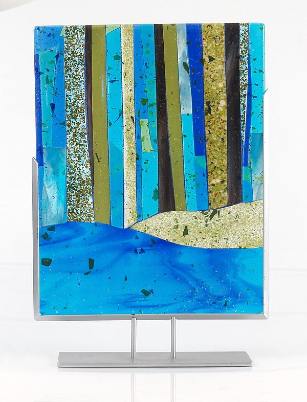 By the Lake by Varda Avnisan (Art Glass Sculpture) | Artful Home