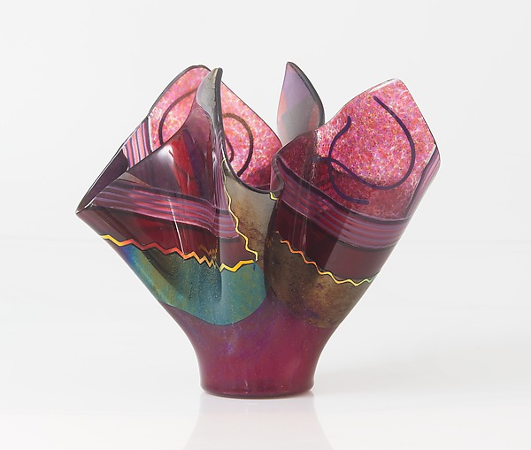 Purple Sunset by Varda Avnisan (Art Glass Vessel) | Artful Home